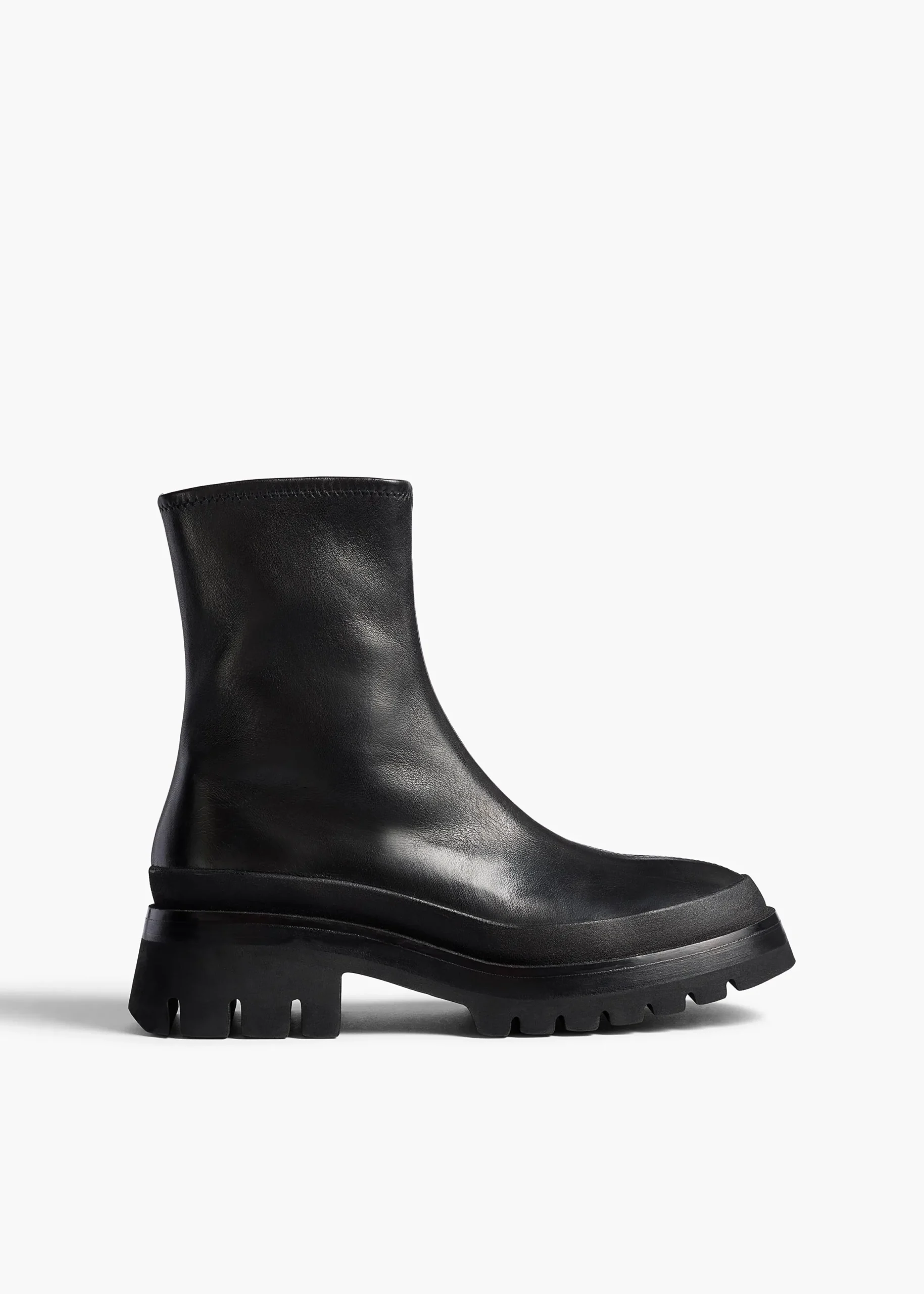 Fallon Boot in Black Leather