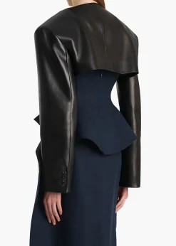 Fenla Jacket in Black Leather