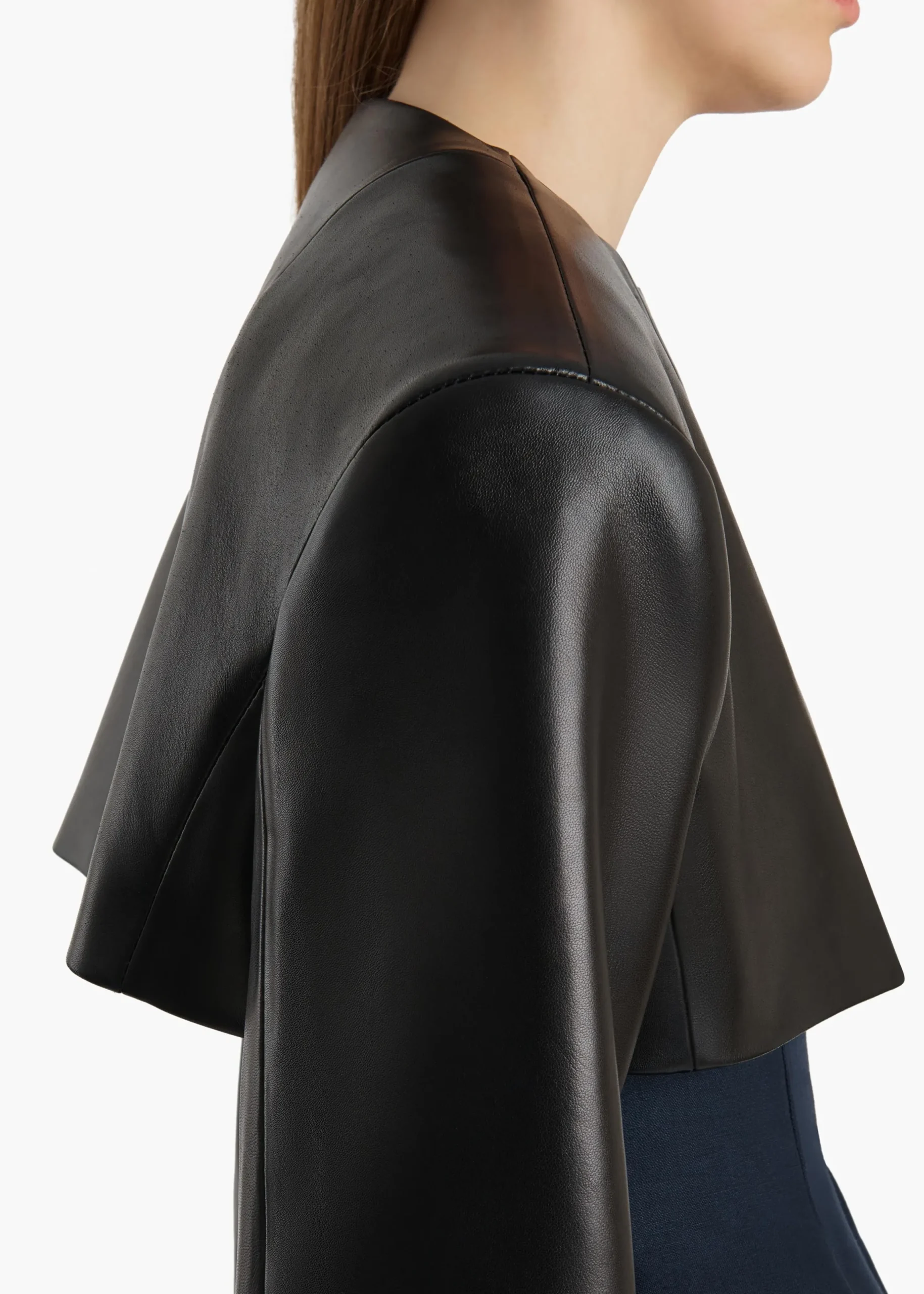 Fenla Jacket in Black Leather