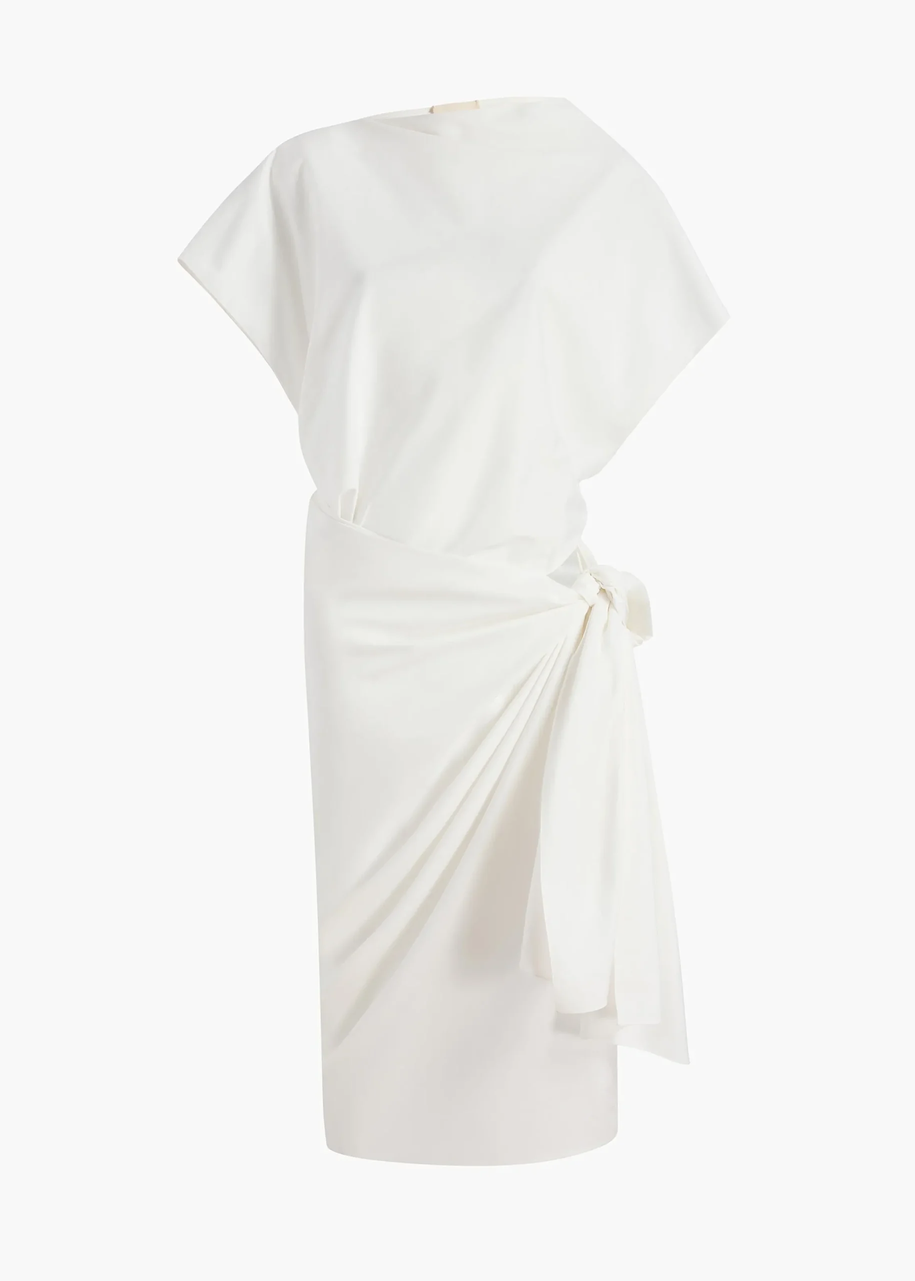 Fray Dress in Chalk
