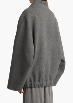 Garret Jacket in Grey Melange