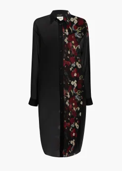 Gloria Dress in Black and Red