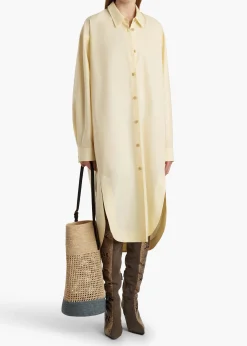 Gloria Dress in Pale Yellow