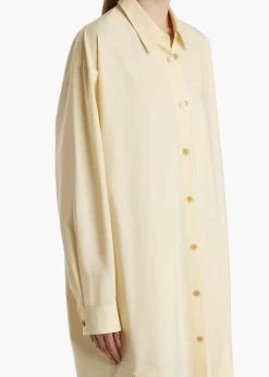 Gloria Dress in Pale Yellow
