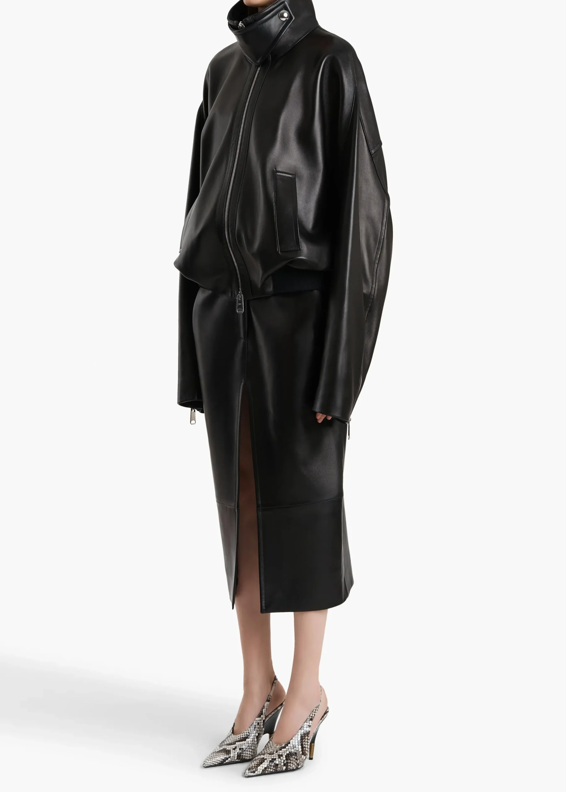 Hamett Jacket in Black Leather