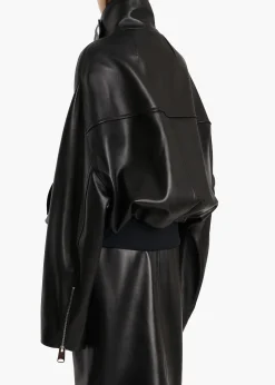 Hamett Jacket in Black Leather