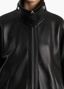 Hamett Jacket in Black Leather