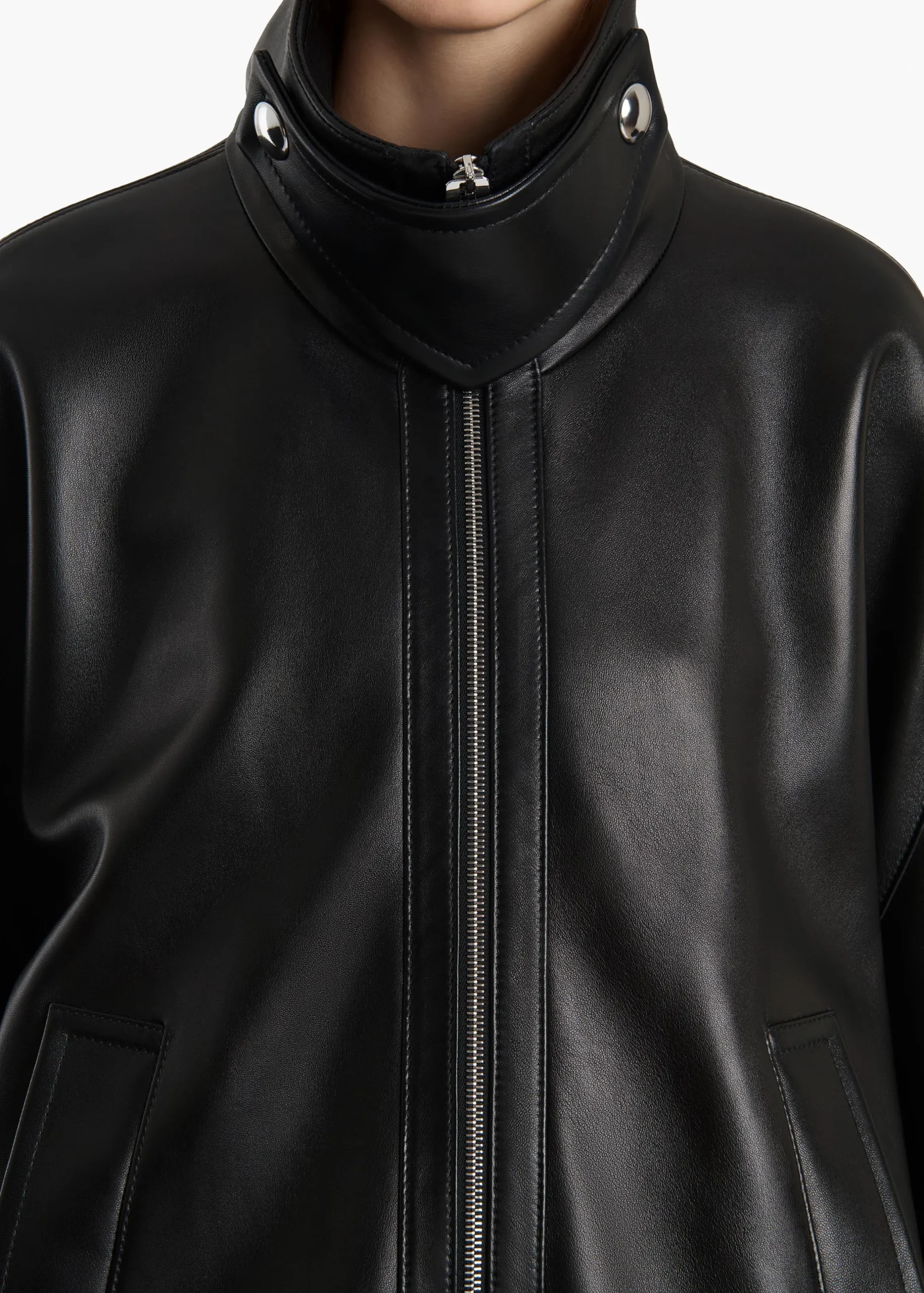 Hamett Jacket in Black Leather