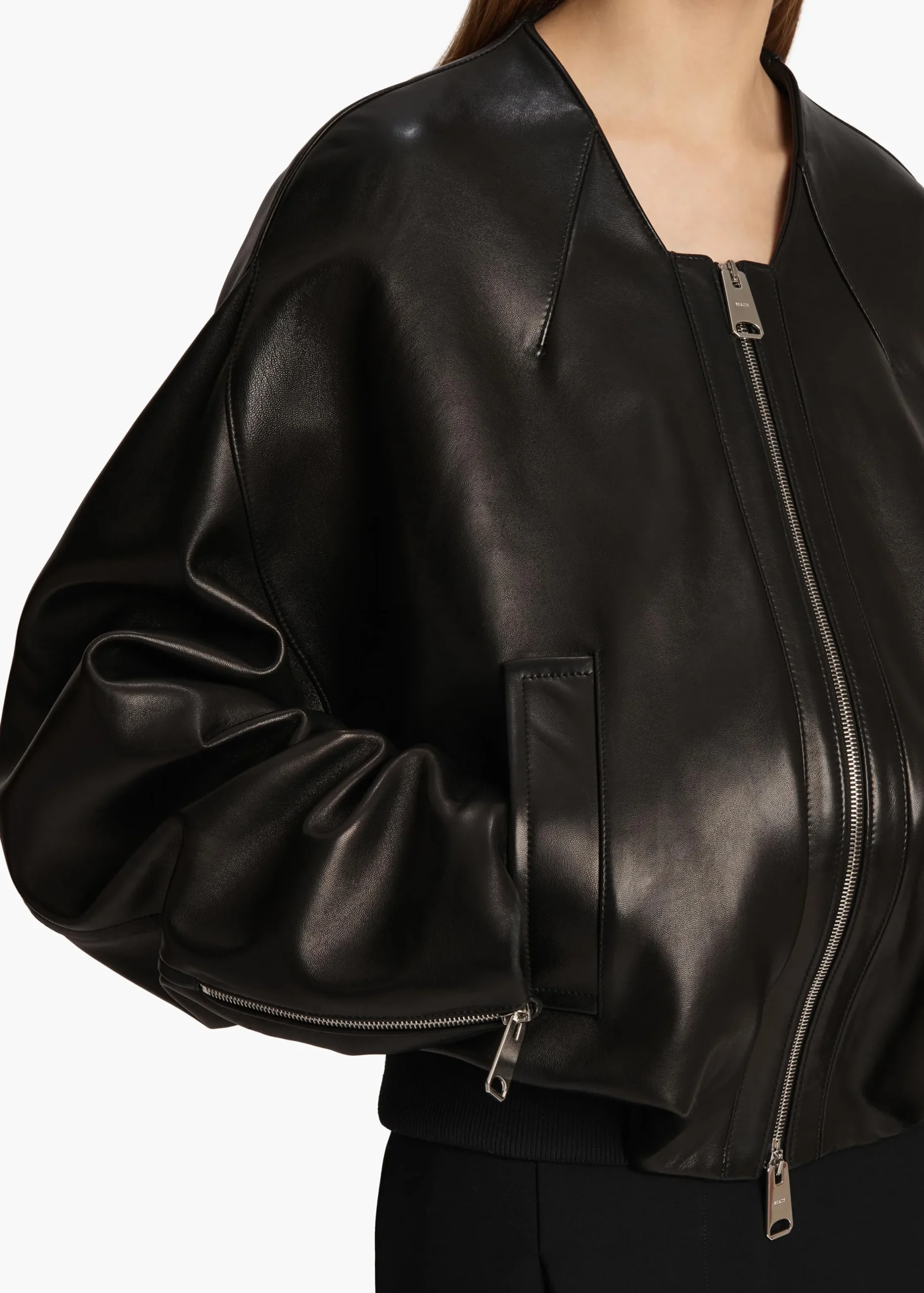 Hewit Jacket in Black Leather