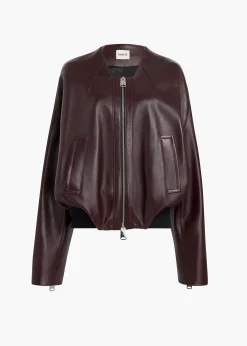 Hewit Jacket in Bordeaux Leather