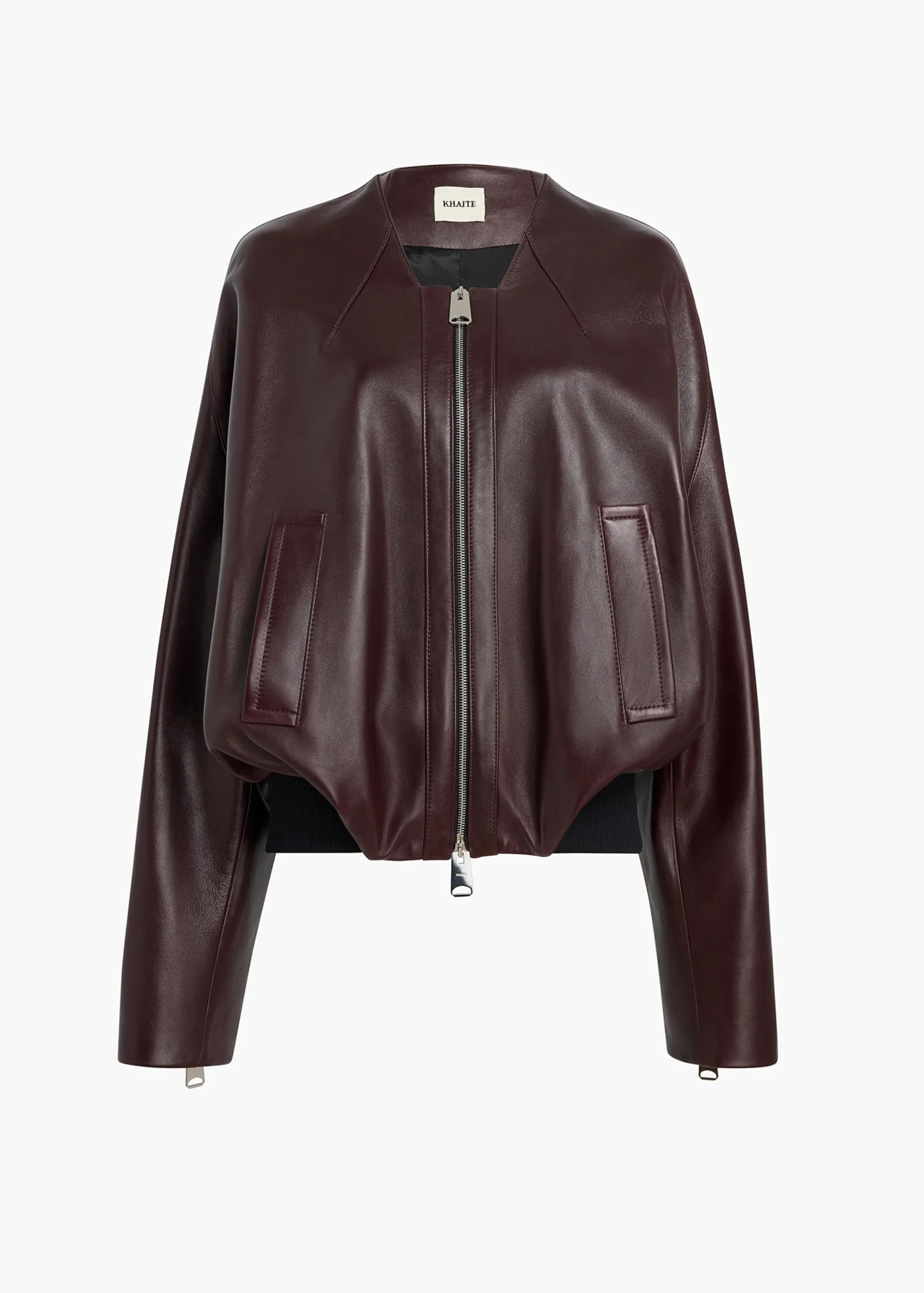 Hewit Jacket in Bordeaux Leather