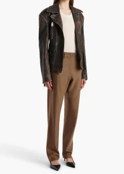 Isha Top in Cream Silk Cashmere Jersey