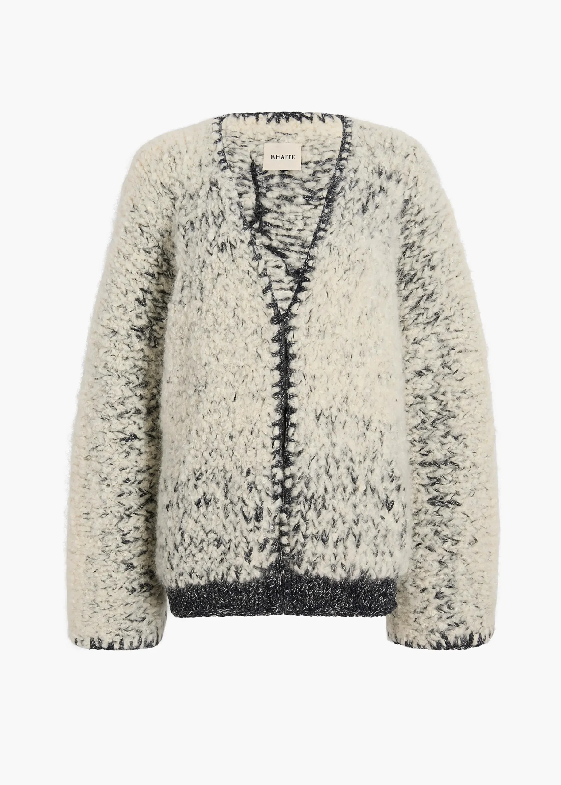 Jack Cardigan in Black and Glaze