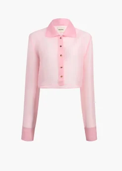 Jasen Top in Petal Organza