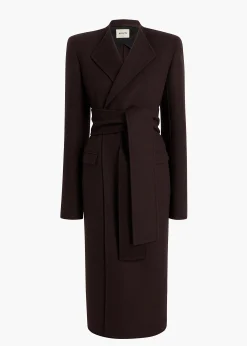 Jelson Coat in Dark Brown