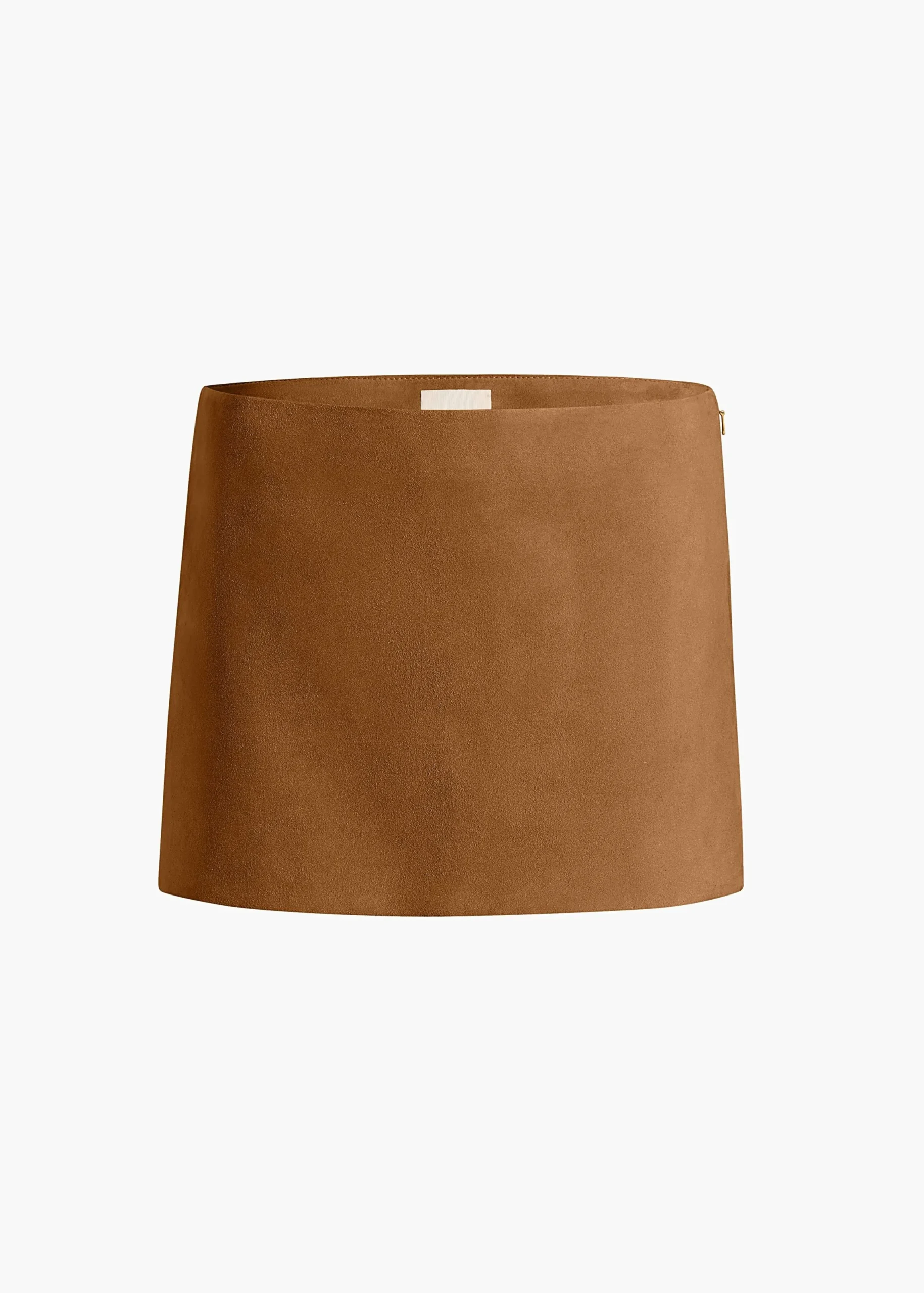 Jett Skirt in Toffee Suede
