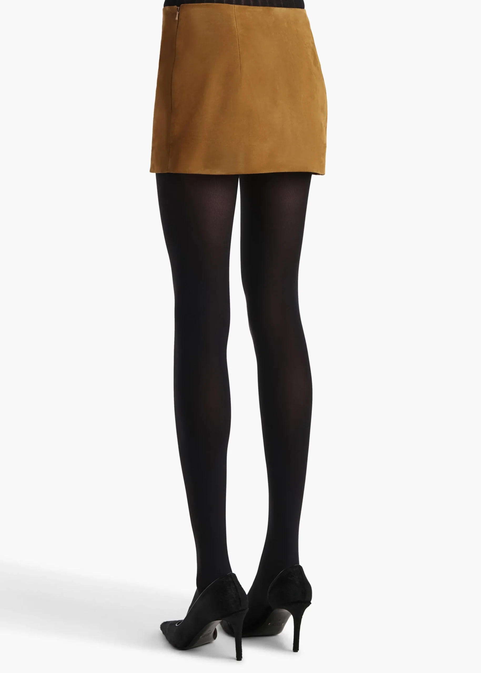Jett Skirt in Toffee Suede