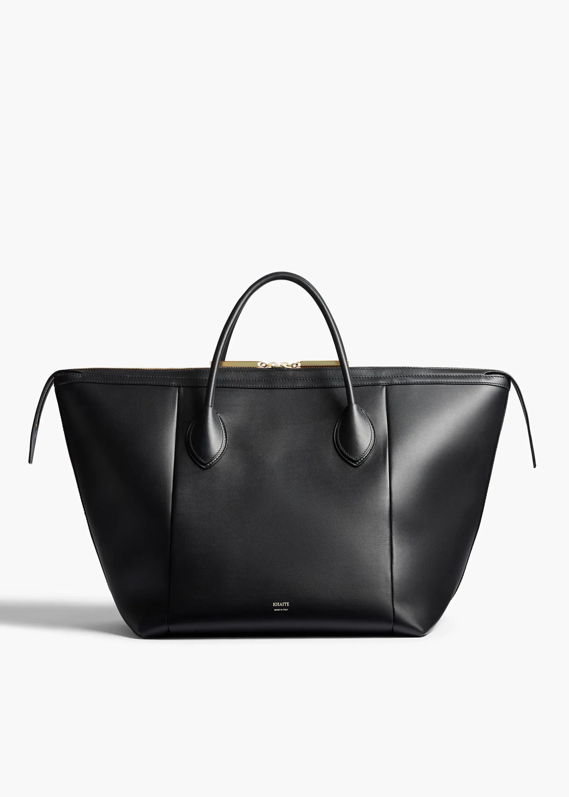 Kasia Tote in Black Leather with Zebra Print Haircalf