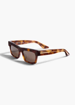 KHAITE x Oliver Peoples 1985C in Dark Mahogany and Brown