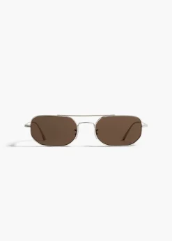 KHAITE x Oliver Peoples 1989C in Silver and Grey