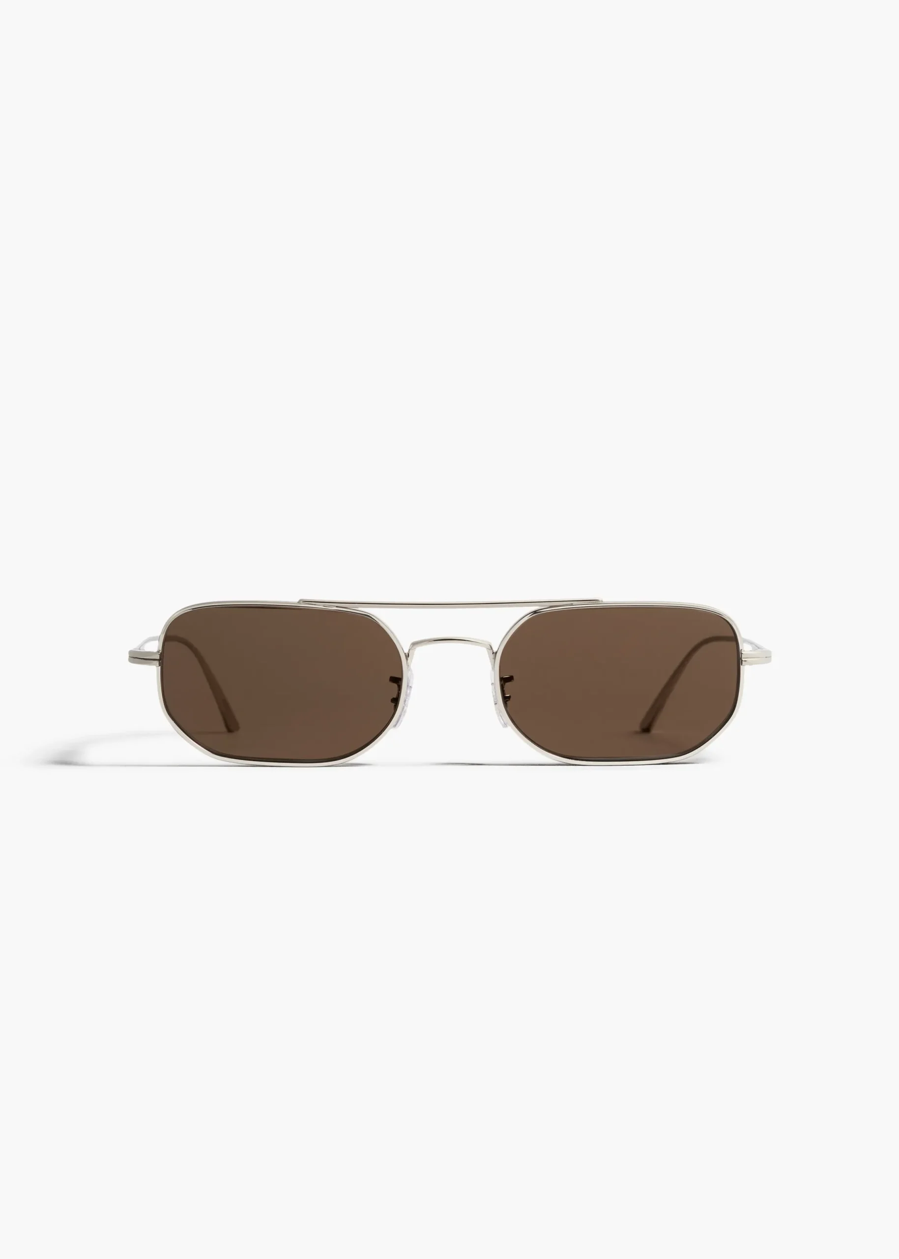 KHAITE x Oliver Peoples 1989C in Silver and Grey
