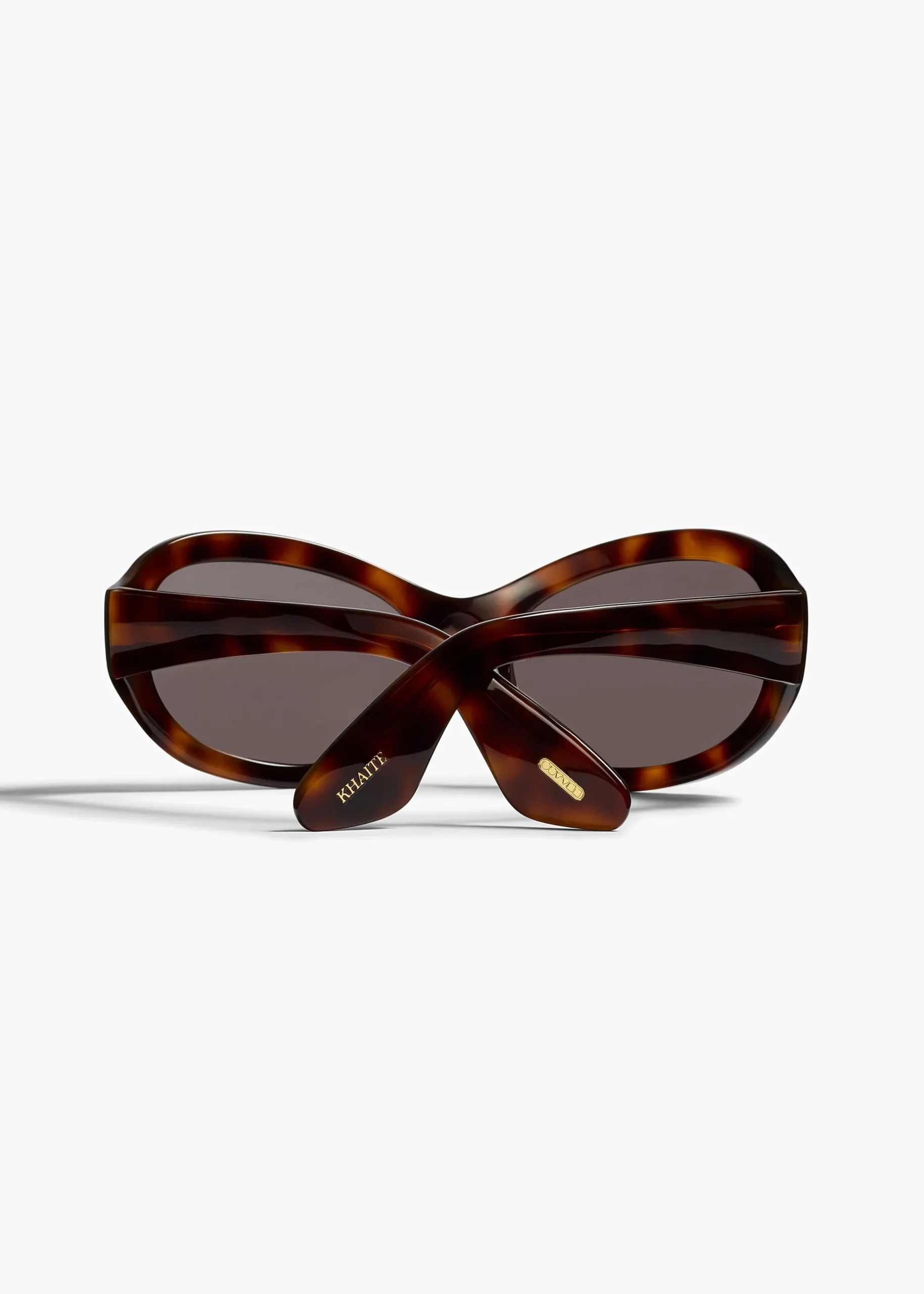 KHAITE x Oliver Peoples 1967C in Dark Mahogany and Brown