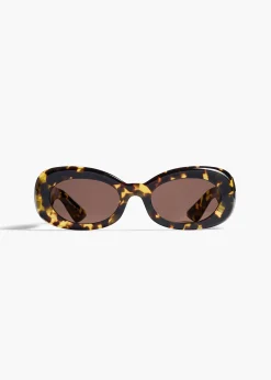 KHAITE x Oliver Peoples 1992C in Vintage DTB and Brown
