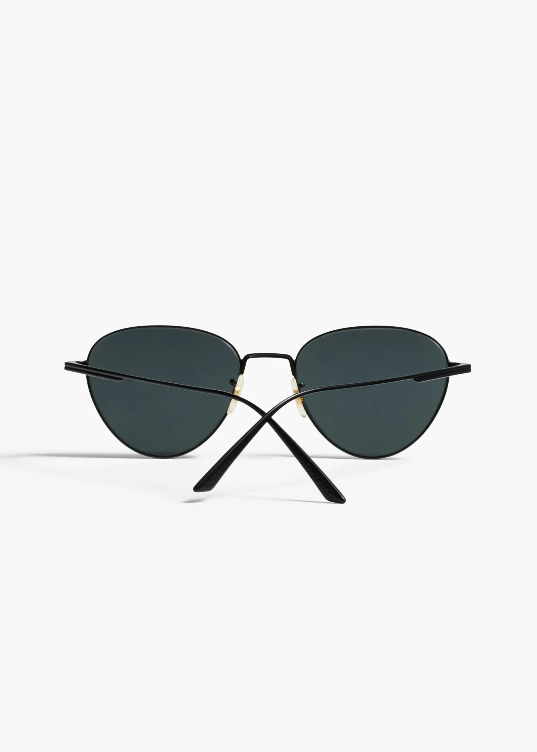 KHAITE x Oliver Peoples 1991C in Matte Black and Grey