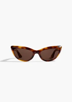 KHAITE x Oliver Peoples 1963C in Dark Mahogany and Brown