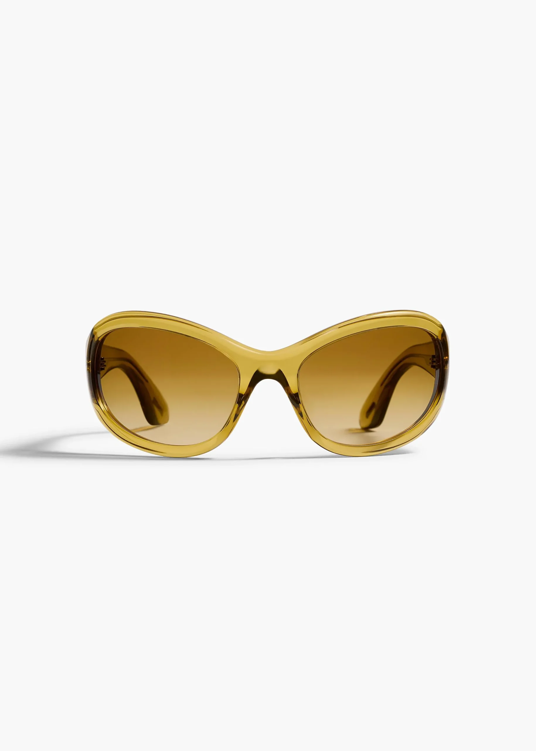 KHAITE x Oliver Peoples 1967C in Dark Honey and Amaretto Gradient