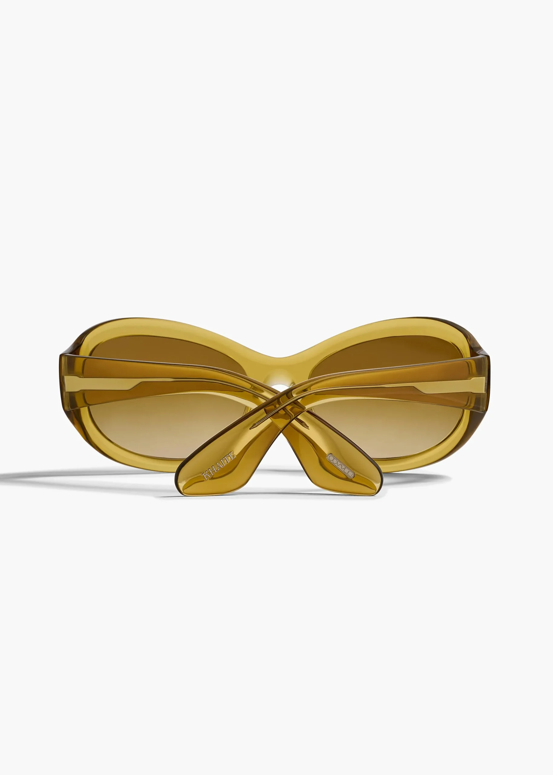 KHAITE x Oliver Peoples 1967C in Dark Honey and Amaretto Gradient