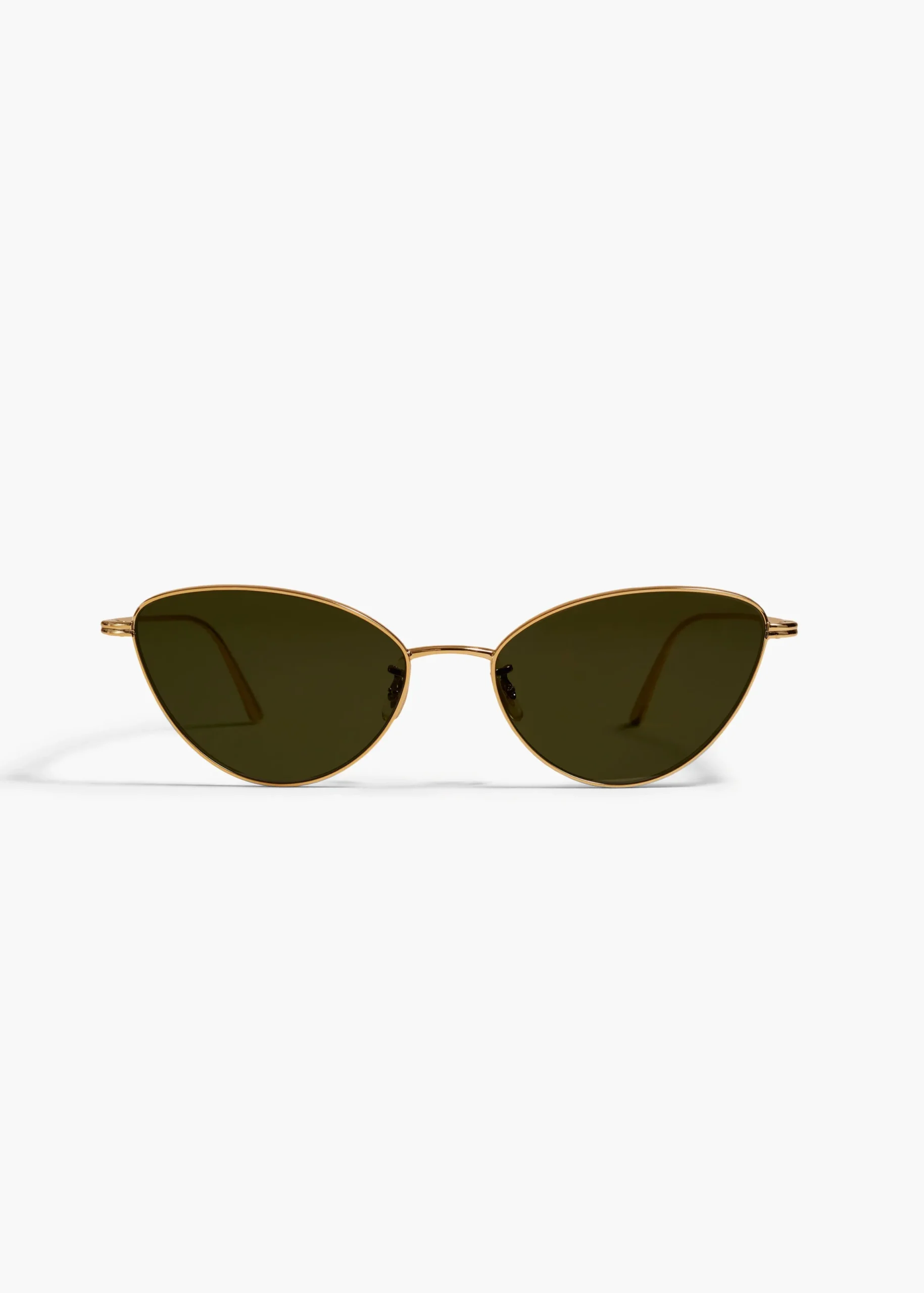 KHAITE x Oliver Peoples 1998C in Gold and Vibrant Green