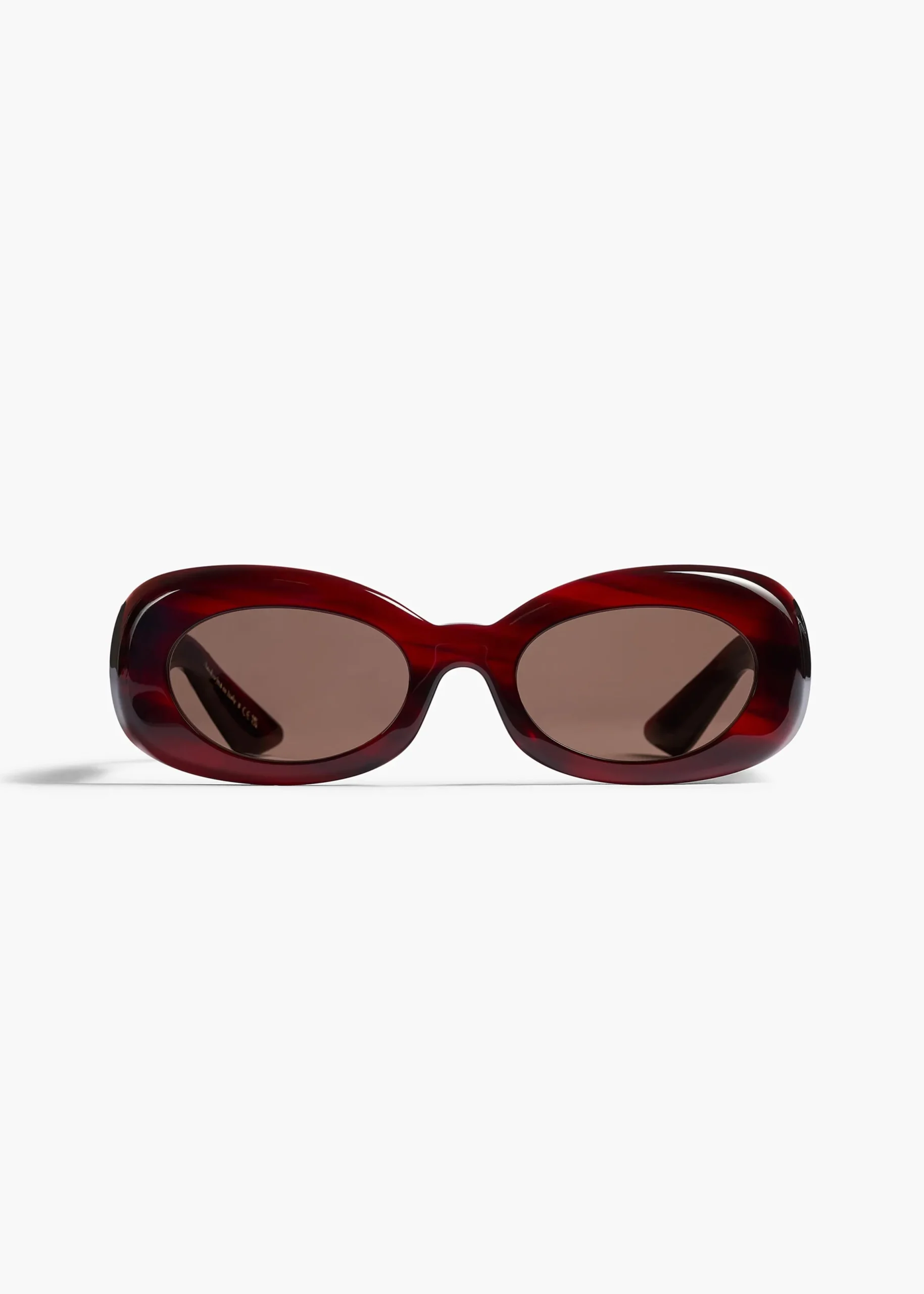 KHAITE x Oliver Peoples 1992C in Bordeaux Bark and Brown