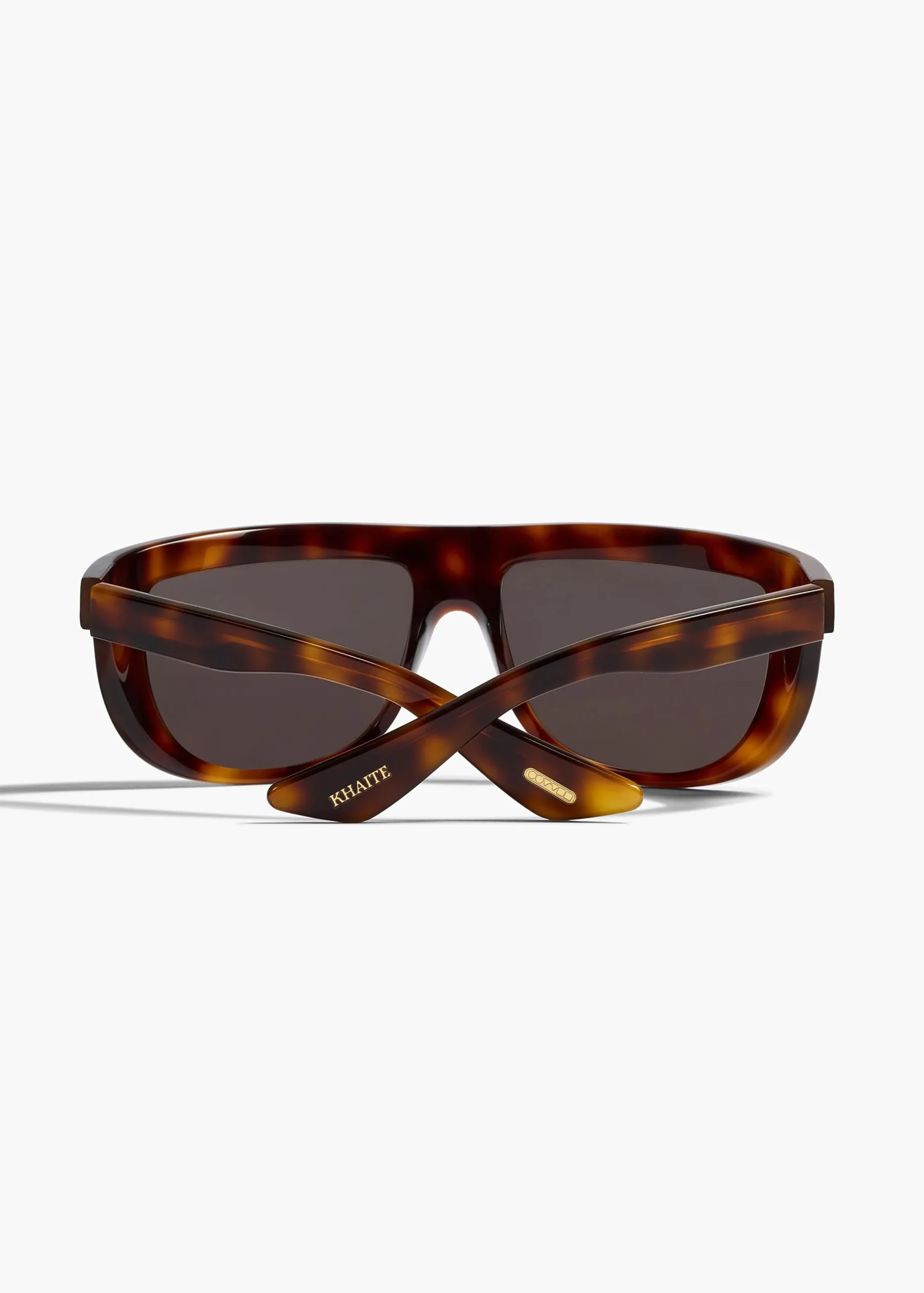 KHAITE x Oliver Peoples 1974C in Dark Mahogany and Brown