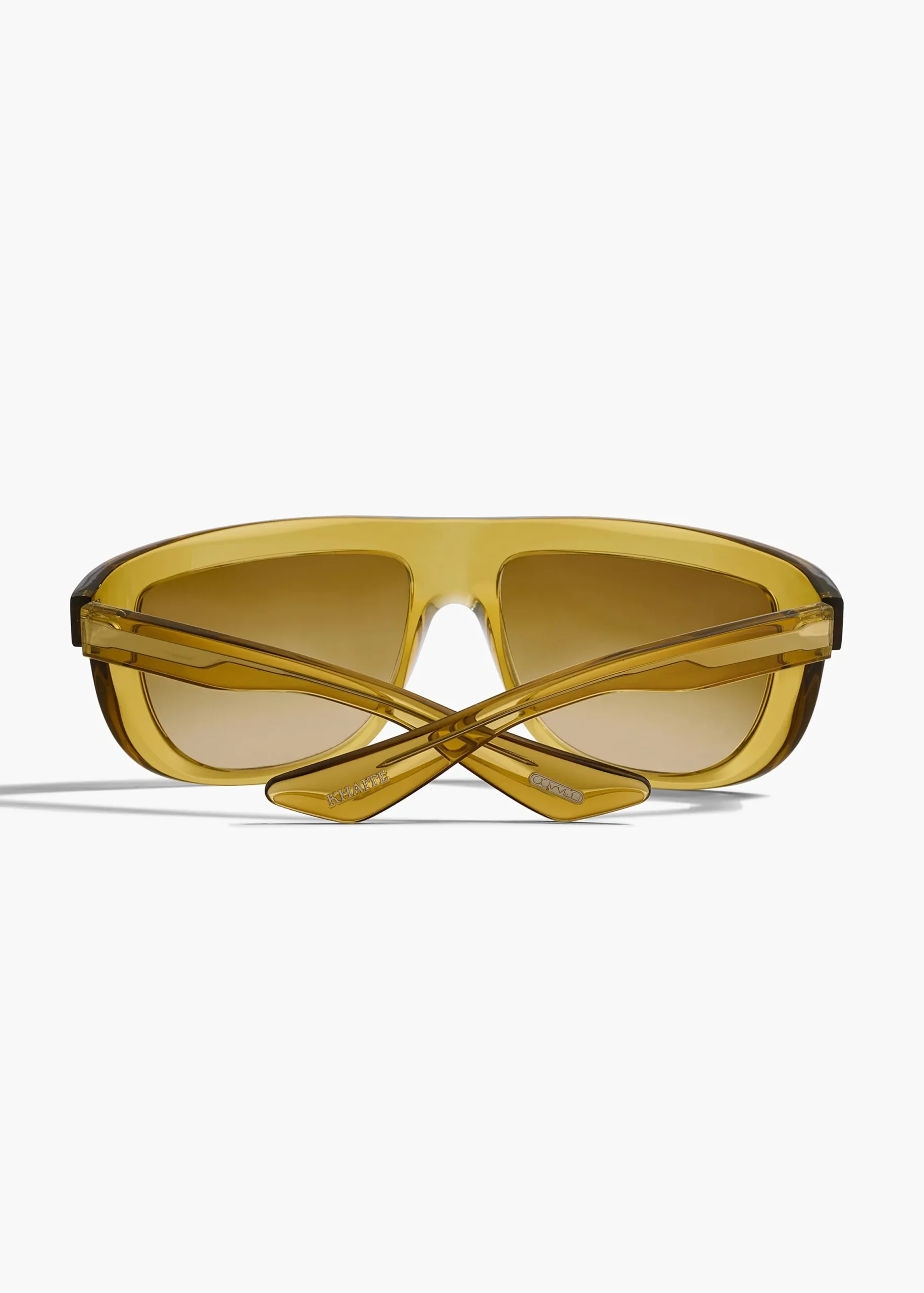 KHAITE x Oliver Peoples 1974C in Dark Honey and Amaretto Gradient