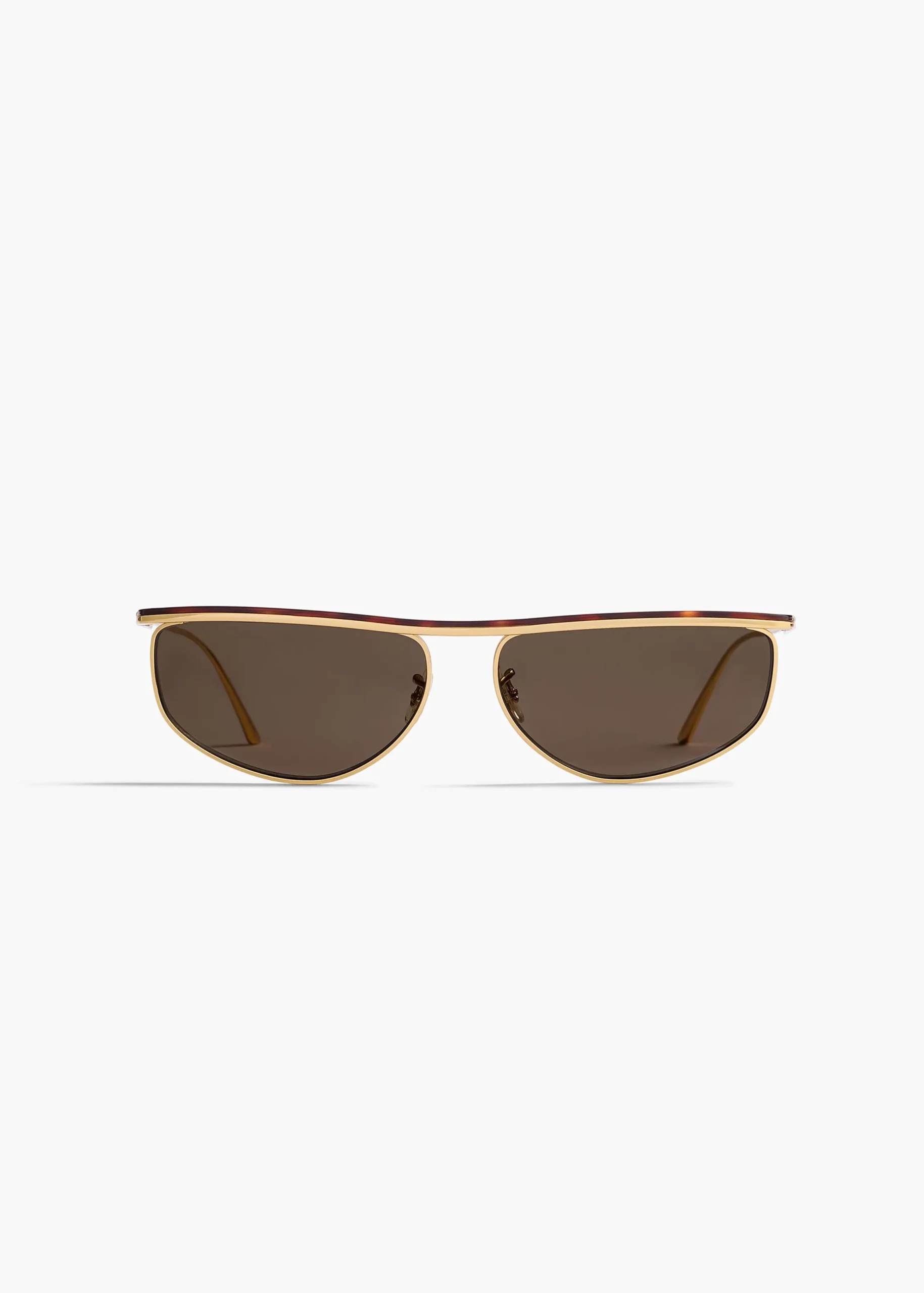 KHAITE x Oliver Peoples 1986C in Gold and Green