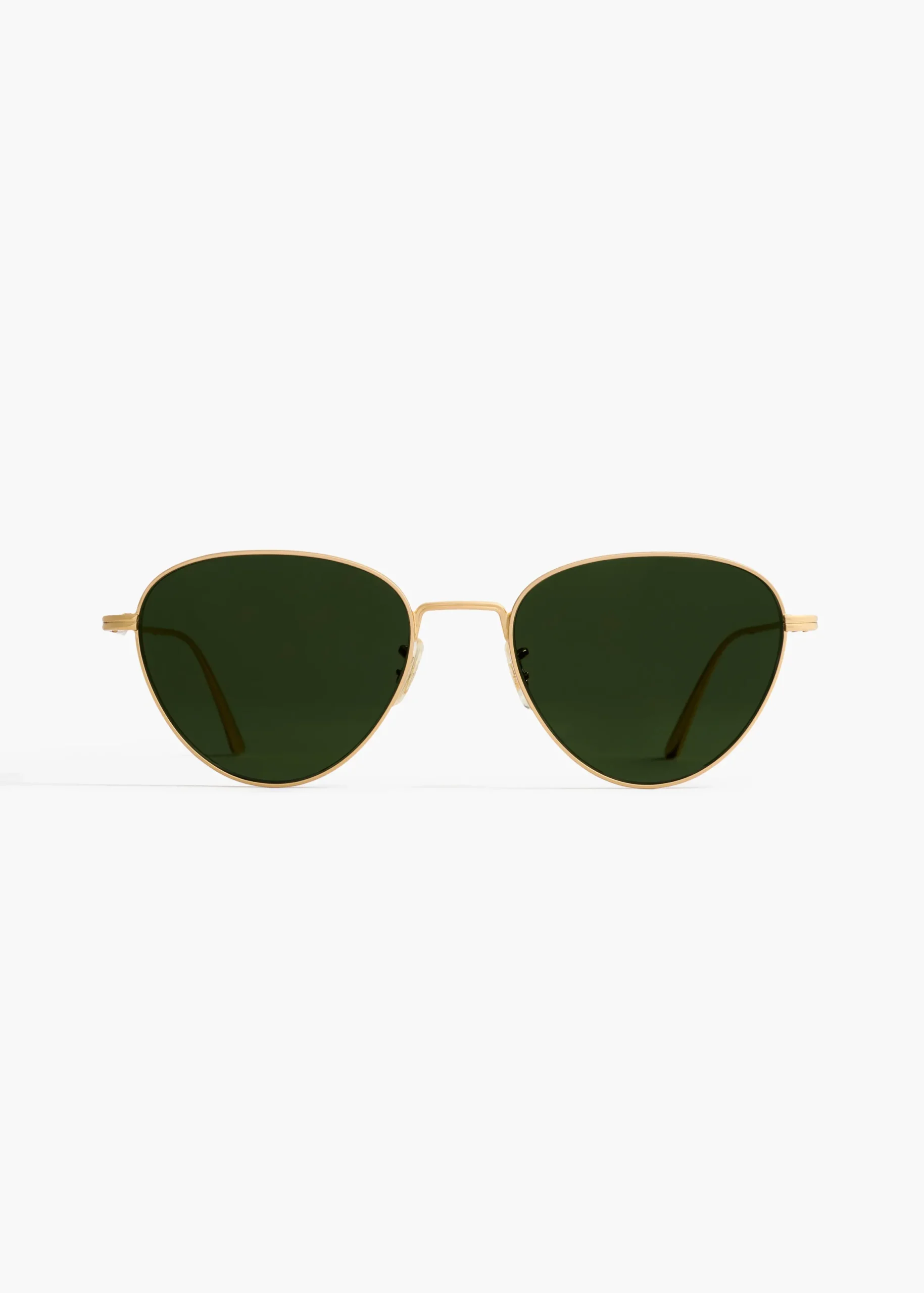 KHAITE x Oliver Peoples 1991C in Gold and Green