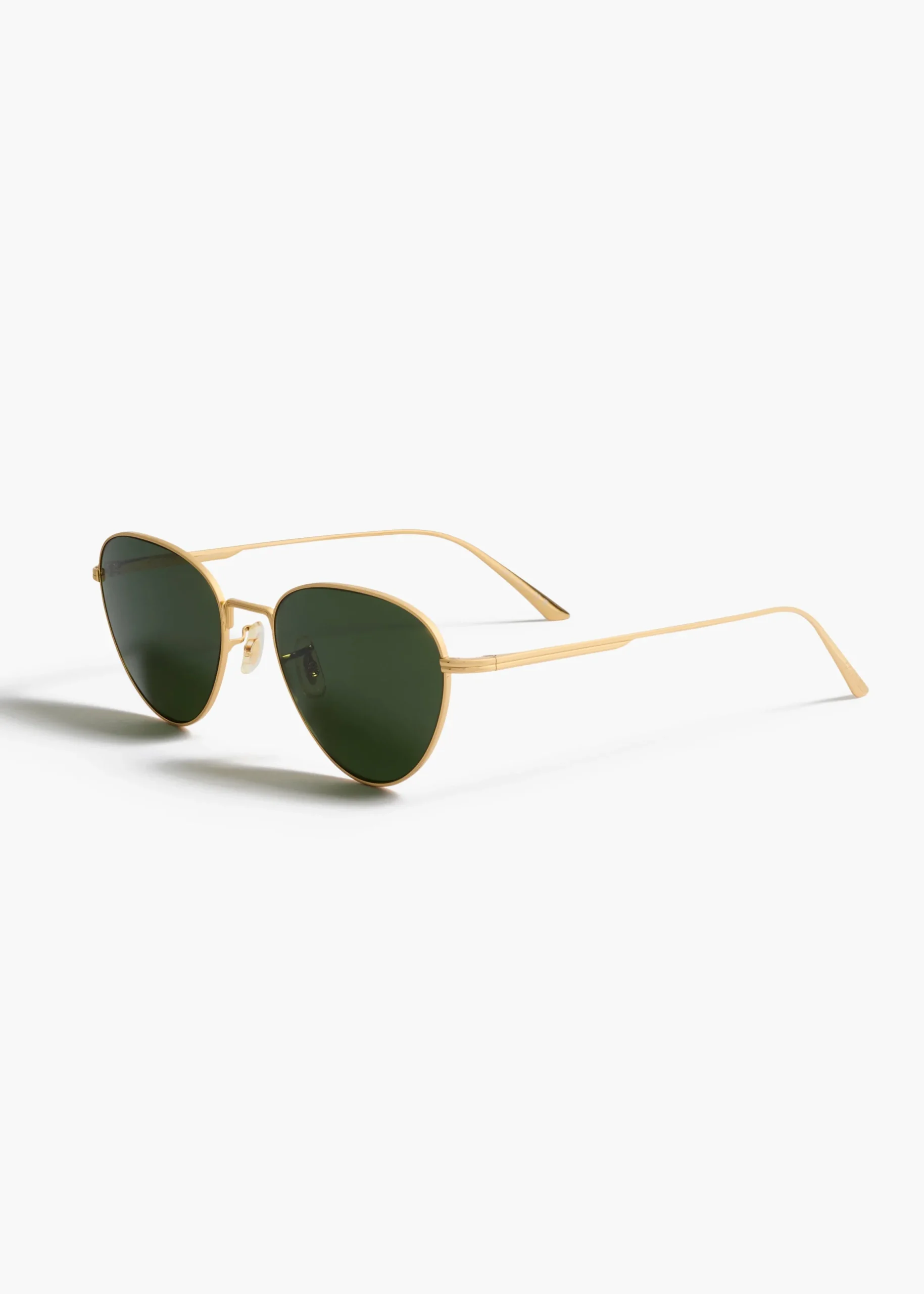 KHAITE x Oliver Peoples 1991C in Gold and Green