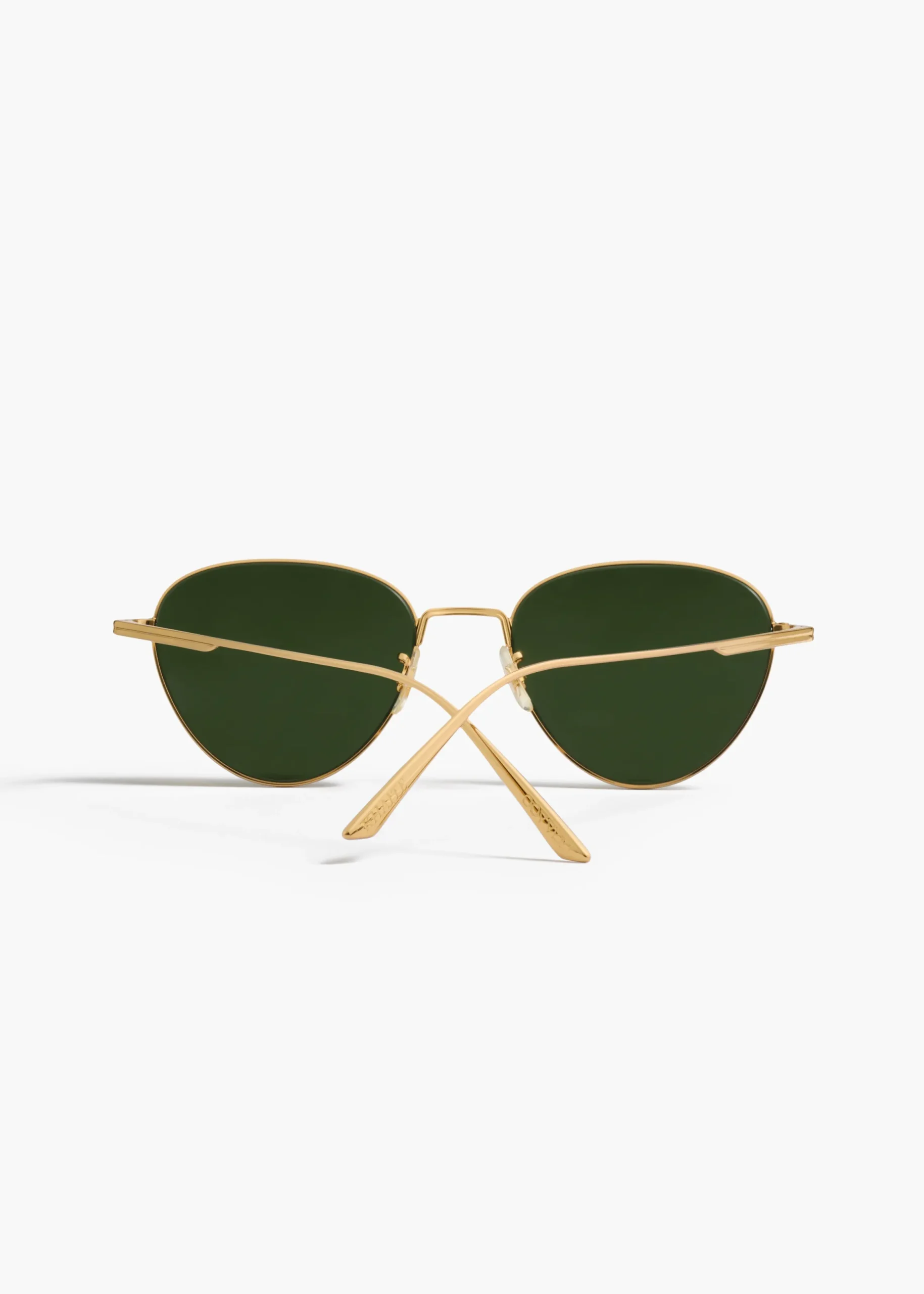 KHAITE x Oliver Peoples 1991C in Gold and Green