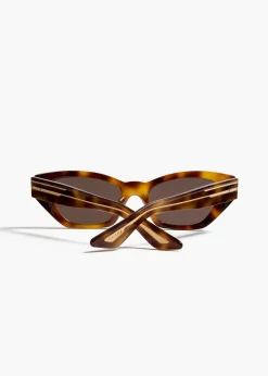 KHAITE x Oliver Peoples 1961C in Dark Mahogany and Brown