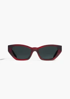 KHAITE x Oliver Peoples 1961C in Bordeaux Bark and Grey