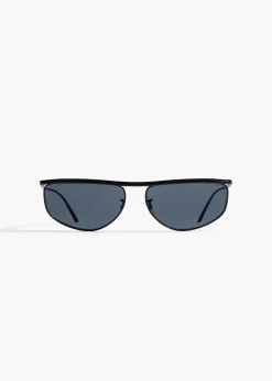 KHAITE x Oliver Peoples 1986C in Matte Black and Grey