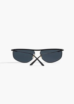 KHAITE x Oliver Peoples 1986C in Matte Black and Grey