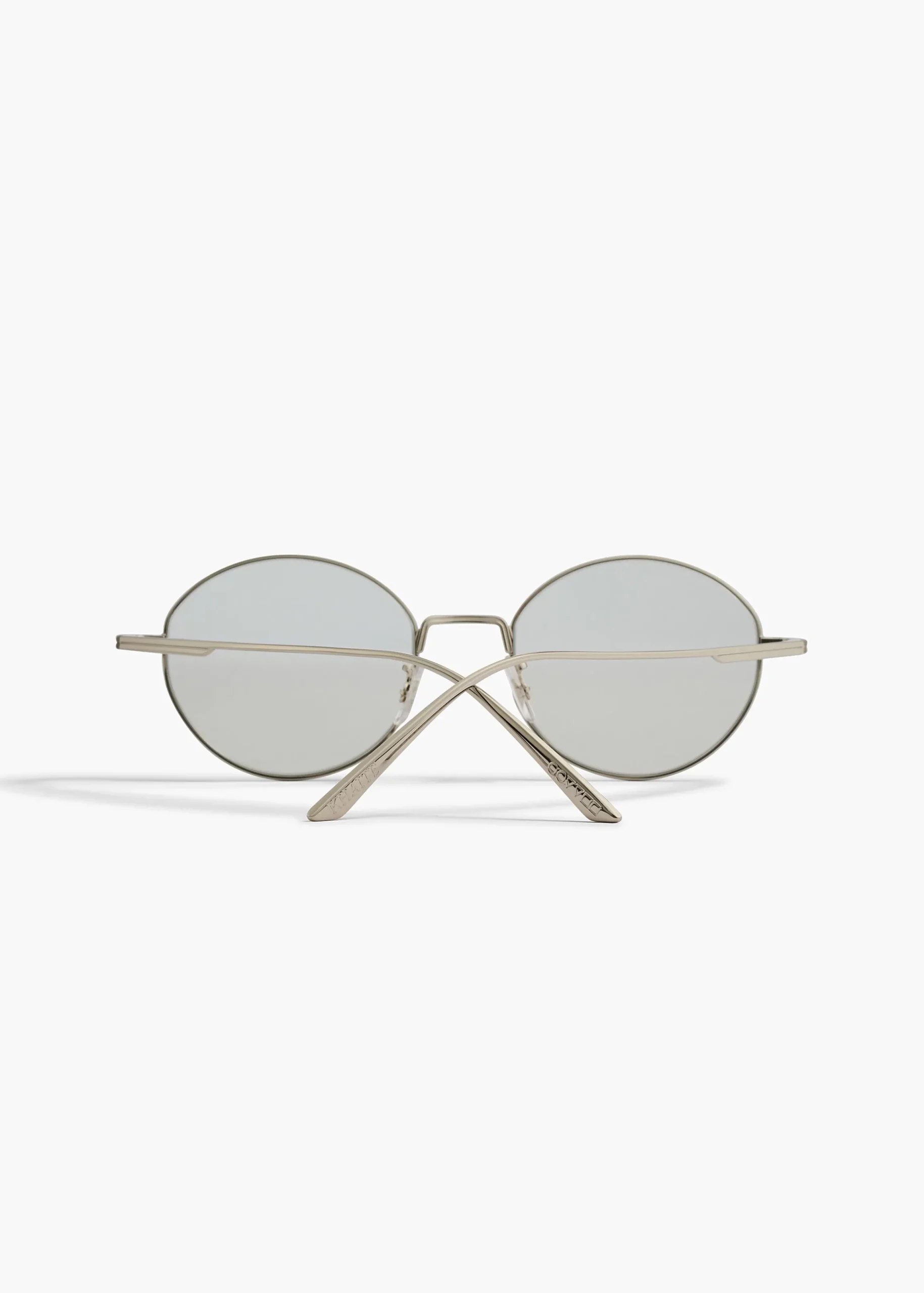 KHAITE x Oliver Peoples 1994C in Silver and Blue Light Filter