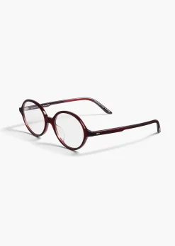 KHAITE x Oliver Peoples 2000RX in Bordeaux Bark