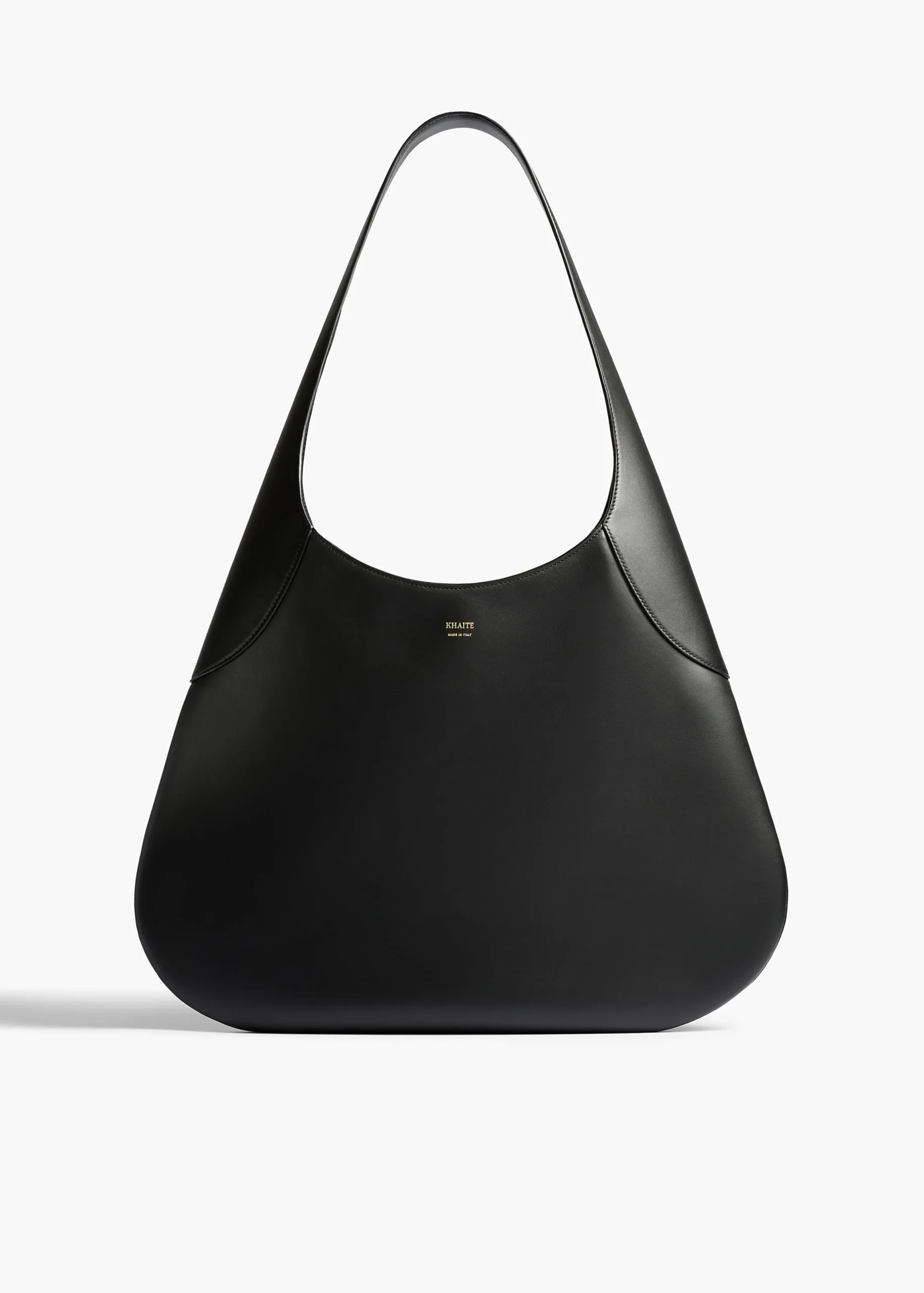 Large Joan Hobo in Black Leather