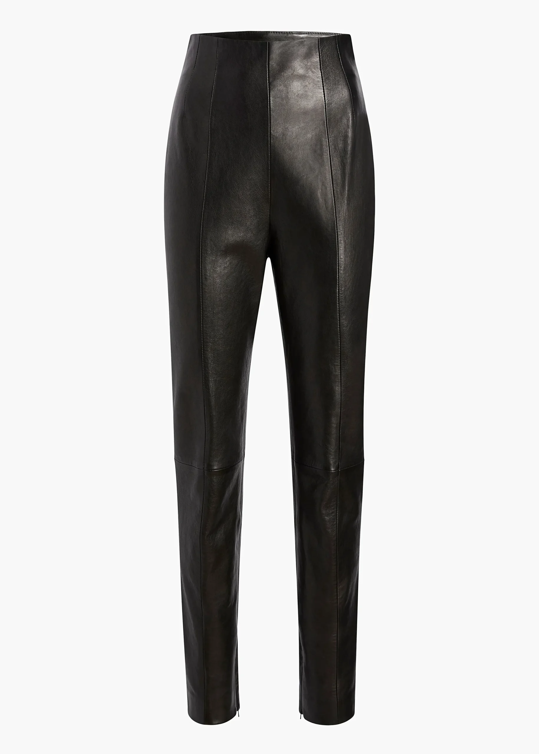 Lenn Pant in Black Leather