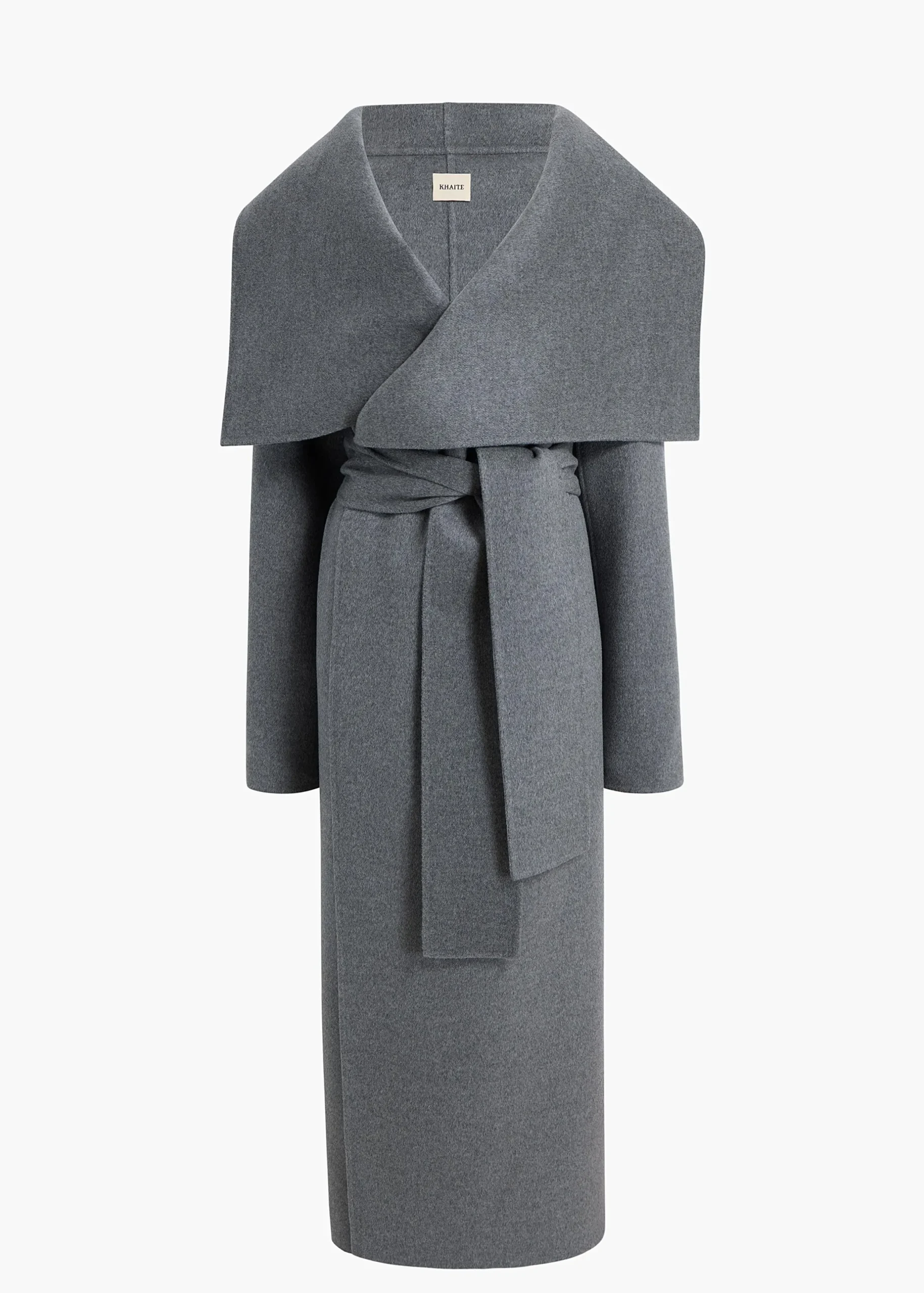 Levitt Coat in Grey Melange