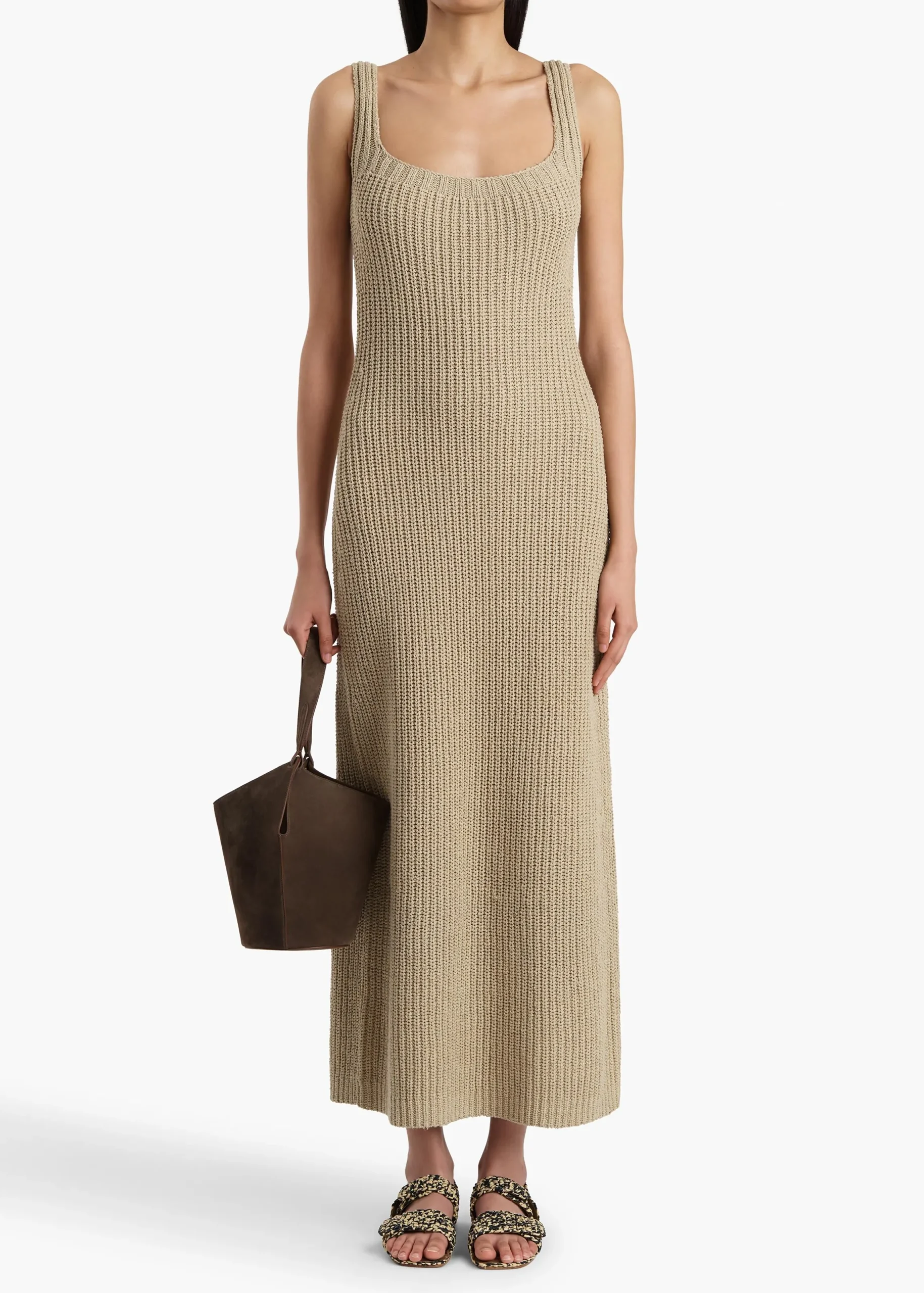 Lex Dress in Beige