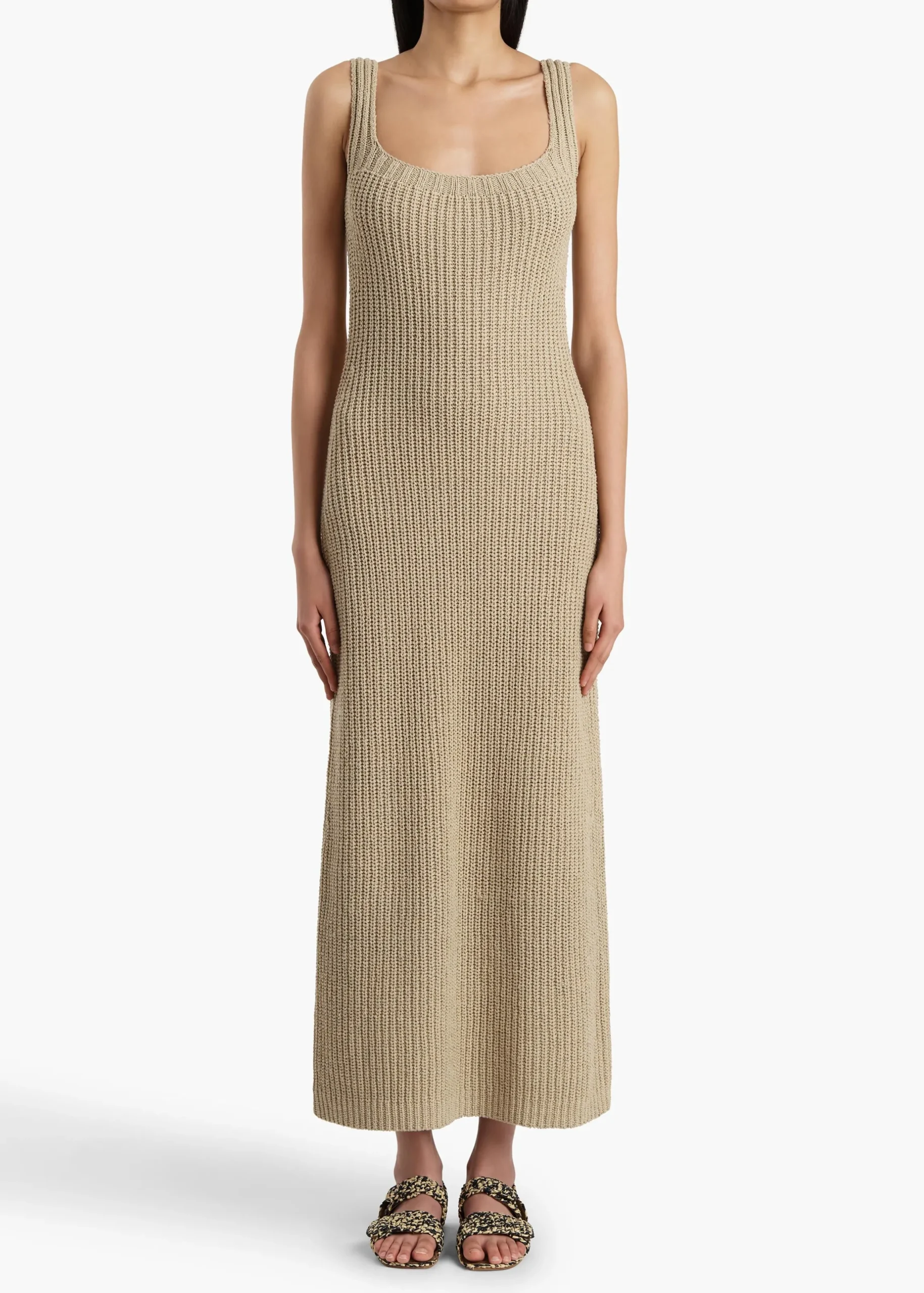Lex Dress in Beige
